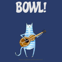 Denim Jacket - Guitar Cat & Bowl!  Design