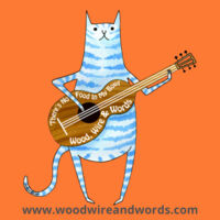 Cat & Guitar - Youth T Design