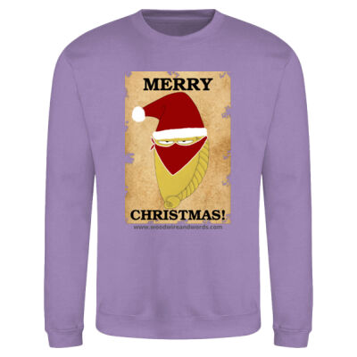 Pasty Bandit Santa Merry Christmas Sweatshirt Thumbnail