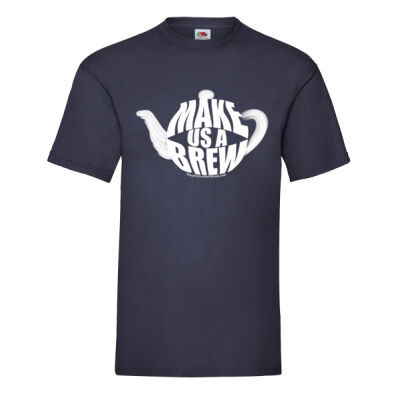 Make Us A Brew Teapot (White) Thumbnail